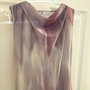 Zara long mesh dress